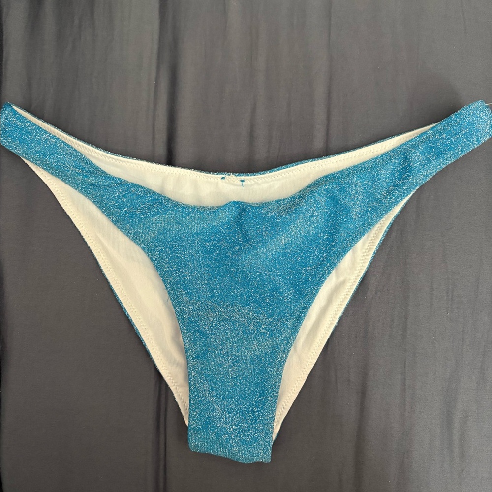 PINK Victoria's Secret Blue Bikini Bottom